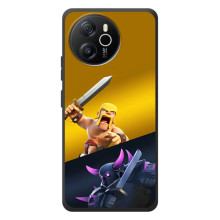 Чохол з героями Клеш Рояль для Blackview Shark 8 (Варвар проти Пекка)