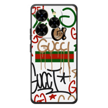 Брендновые Чехлы для Blackview Shark 9 - (PREMIUMPrint) (Стиль GUUCI)