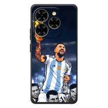 Чехлы для Blackview Shark 9 (Leo чемпион) (AlphaPrint) (Месси с кубком)