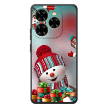 Чохли на Новий Рік Blackview Shark 9 – Сніговик в шапці