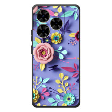 Чехлы с Цветами для Blackview Shark 9 (VPrint) (Цветочный дизайн)