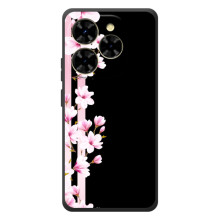 Чехол для Блэ́квью Шак 9 - с принтом (Дизайнерские) (AlphaPrint) (Цветочки)