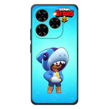 Чехол для Blackview Shark 9 Бравл Старс (VPrint) (Леон акула)