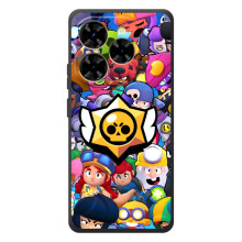 Чехол для Blackview Shark 9 Бравл Старс (VPrint) (Лого Brawl Stars)