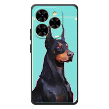 Чехол ДОБЕРМАН для Blackview Shark 9 (Король доберман)
