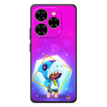 Чохол Бравл Старс для Blackview Shark 9 (Леон у костюмі Акули)