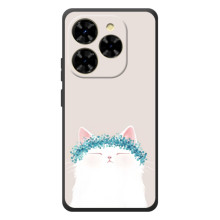 Чехол на тематику: Коты для Blackview Shark 9 (Белый котик)