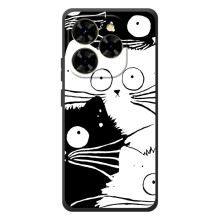 Бампер с изображением Котиков для : Чёрная Змея Шарк 9 (КОТИКИ)