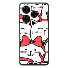 Бампер с изображением Котиков для : Чёрная Змея Шарк 9 (Новогодние котики)