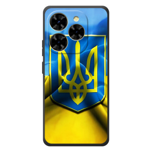 Чохол з картинкою (Патріотичний ГЕРБ) на Blackview Shark 9 (Герб і Прапор України)