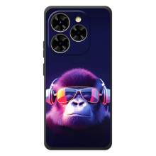 Чехол с Обезьянами Blackview Shark 9 - (AlphaPrint) (Стильная обезьяна)