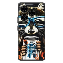 Чохол з принтом для Чорнийвид Шарк 9 - (Прикольні) (AlphaPrint) (Єнот з банкою)