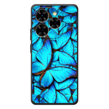 Чохол з принтом для Чорнийвид Шарк 9 - (Прикольні) (AlphaPrint) (Сині метелики)