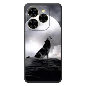 Чехол с Волком на Blackview Shark 9 – Волк и луна