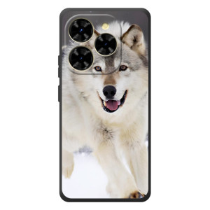 Чехол с Волком на Blackview Shark 9 – Волк на снегу