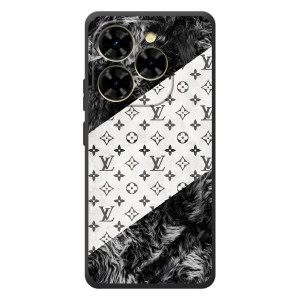 Чехол Стиль Louis Vuitton на Blackview Shark 9 – LV на белом