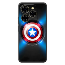 Чехол с Щитом Капитана Америки на Blackview Shark 9 – Яркий Щит Капитана