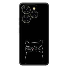 Чохол з малюнком кіт на Blackview Shark 9 (Байдужий кіт)