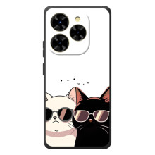 Чохол з малюнком кіт на Blackview Shark 9 (Коти в окулярах)