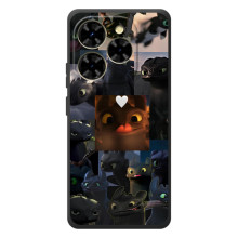 Чохол як приборкати дракона на Blackview Shark 9 (Дракон колаж)