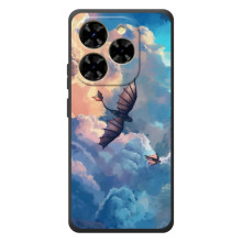 Чохол з принтом дракон Беззубик Блєквйу Шерк 9 (Беззубик в небі)