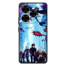 Чохол з принтом дракон Беззубик Блєквйу Шерк 9