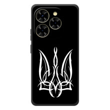 Чохол з українським гербом на Blackview Shark 9 (Герб на чорному)