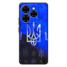 Чохол з українським гербом на Blackview Shark 9 (Герби на синьому)