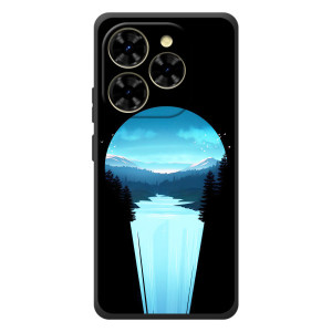 Літній Чохол на Blackview Shark 9 – Синій Водоспад