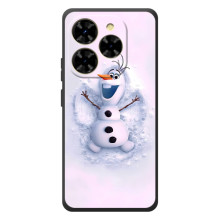 Чехол с зимним принтом для : Чёрная Змея Шарк 9 (Снеговик Олов)