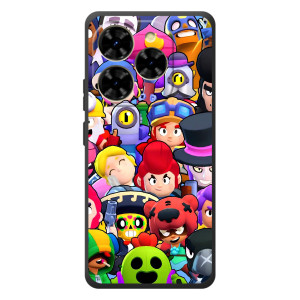 Силиконовый Чехол на Blackview Shark 9 с картинкой Brawl Stars – Персонажи