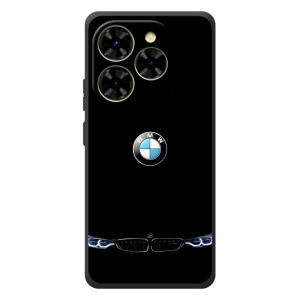 Силиконовый бампер с картинкой машины на Blackview Shark 9 – Черный BMW