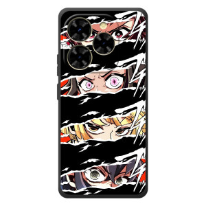 Силіконові чохлі з очіма Anime для Блакв`ю Шaрк 9 – Очі на чорному