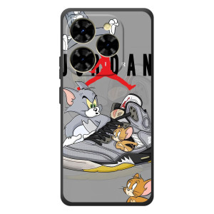 Силиконовый Чехол Nike Air Jordan на : Чёрная Змея Шарк 9 – Air Jordan