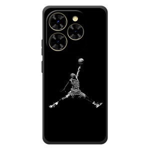 Силиконовый Чехол Nike Air Jordan на : Чёрная Змея Шарк 9 – Джордан