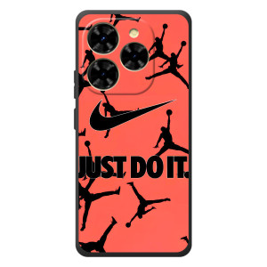Силиконовый Чехол Nike Air Jordan на : Чёрная Змея Шарк 9 – Just Do It