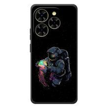 Силіконовый Чохол з принтом "Космонавти" на Blackview Shark 9 – В руках земля