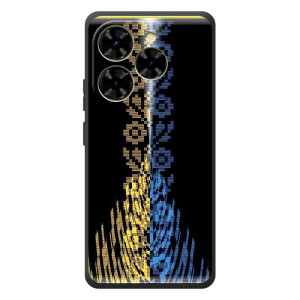 Силиконовый Чехол на Blackview Shark 9 – Патриотическая вышиванка