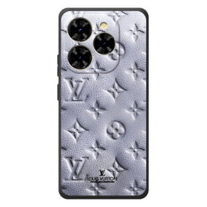 Текстурный Чехол Louis Vuitton для : Чёрная Змея Шарк 9 – Белый ЛВ