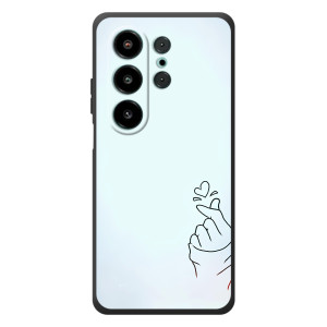 Чехлы (Знак сердечка) на Blackview Wave 10 (Сердце на голубом)