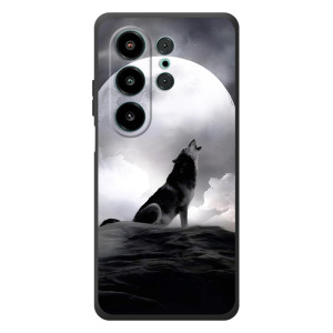 Чохол з Вовком на Blackview Wave 10 – Вовк і місяць