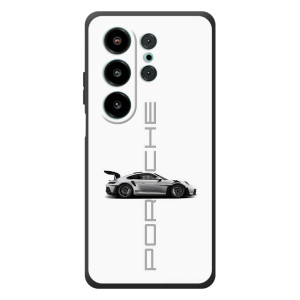 Чохол з авто Порше для Blackview Wave 10 – білий порше