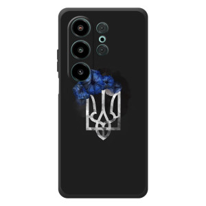 Чохол з українським гербом на Blackview Wave 10 – Герб з квіткою