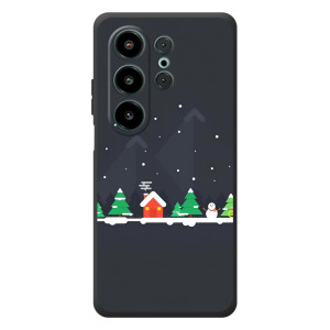 Силиконовый бампер на рождество для Blackview Wave 10 (Город зимний)