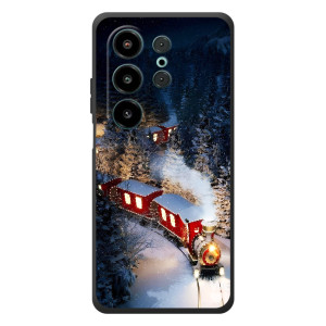 Силиконовый бампер на рождество для Blackview Wave 10 (Поезд)