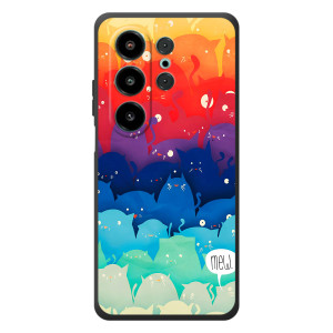 Силиконовый чехол с котиком для Blackview Wave 10 (Mew)