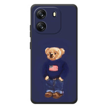 Чехлы Мишка Тедди для =Блэк Вью Вејв 6С (Мишка USA)