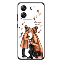 Чохол з друком для Blackview Wave 6C - (Мама з дитинкою) (AlphaPrint) (Донька і мама)