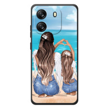 Чохол з друком для Blackview Wave 6C - (Мама з дитинкою) (AlphaPrint) (Мама з донькою)