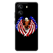 Чехол Флаг USA для Blackview Wave 6C – Крылья США